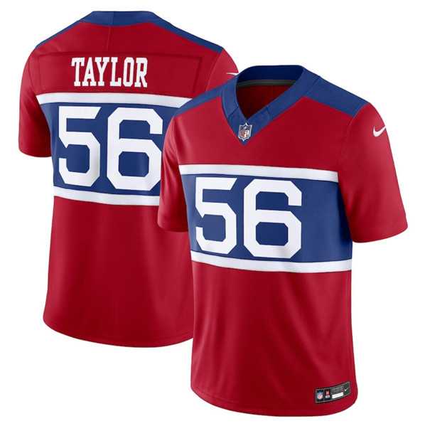 Men & Women & Youth New York Giants #56 Lawrence Taylor Century Red Alternate Vapor F.U.S.E. Limited Football Stitched Jersey